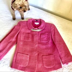 Talbots size 4 pink lined jacket